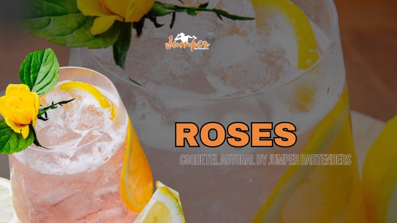 Coquetel Roses autoral by Jumper Bartenders